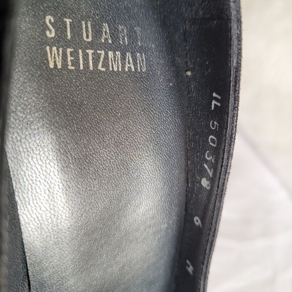 Stewart Weitzman black-heeled suede pumps - very good condition - Picture 5 of 6